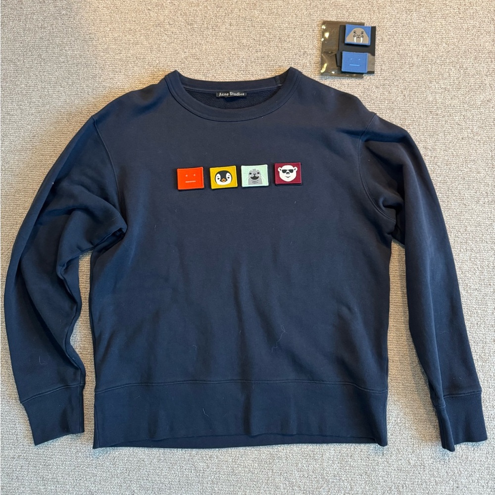 Acne customizable Velcro animals sweater